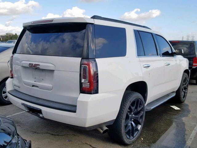 1GKS1AKCXGR319001 - 2016 GMC YUKON SLE WHITE photo 4