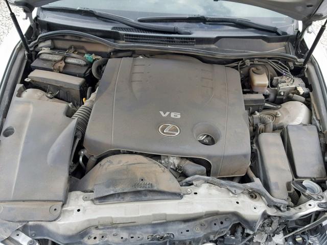 JTHBK262985085022 - 2008 LEXUS IS 250 SILVER photo 7