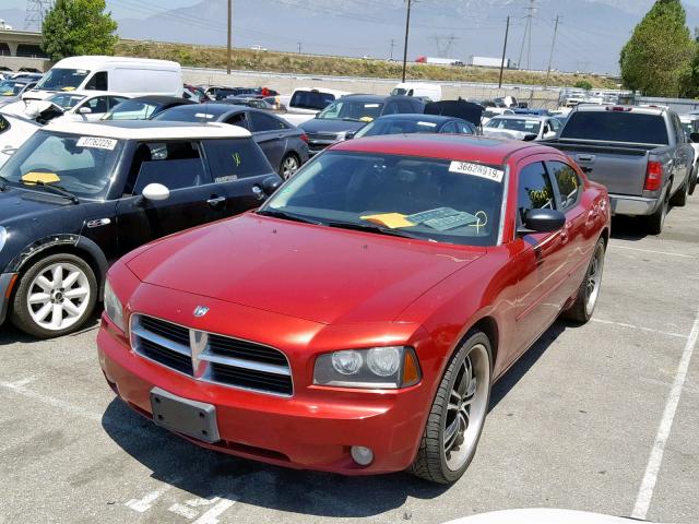 2B3LA33G18H134433 - 2008 DODGE CHARGER SX RED photo 2