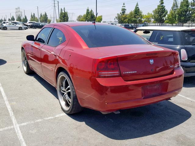 2B3LA33G18H134433 - 2008 DODGE CHARGER SX RED photo 3