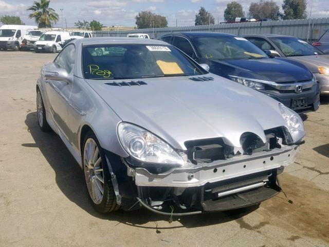 WDBWK73FX8F175876 - 2008 MERCEDES-BENZ SLK 55 AMG SILVER photo 1