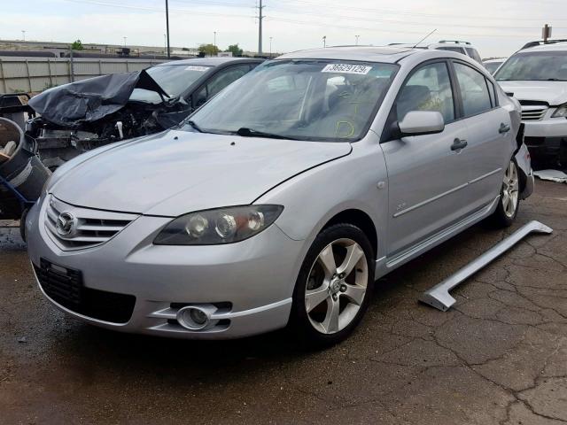 JM1BK123251303220 - 2005 MAZDA 3 S SILVER photo 2