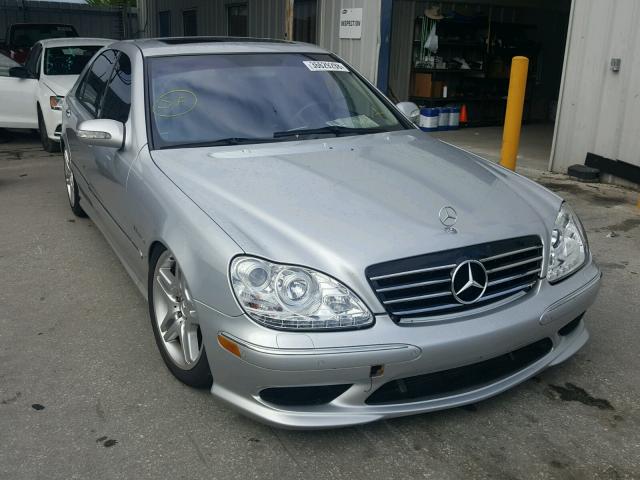 WDBNG74J33A345193 - 2003 MERCEDES-BENZ S 55 AMG SILVER photo 1