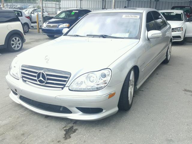 WDBNG74J33A345193 - 2003 MERCEDES-BENZ S 55 AMG SILVER photo 2