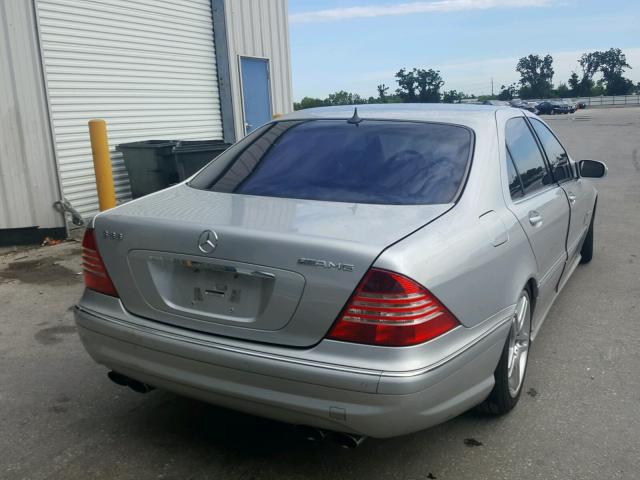 WDBNG74J33A345193 - 2003 MERCEDES-BENZ S 55 AMG SILVER photo 4