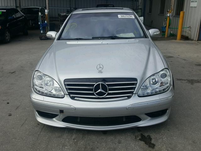WDBNG74J33A345193 - 2003 MERCEDES-BENZ S 55 AMG SILVER photo 9