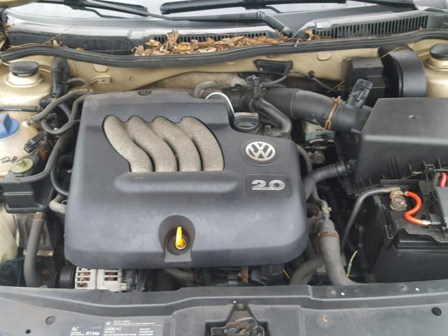 WVWSL61J24W053117 - 2004 VOLKSWAGEN JETTA GLS GOLD photo 7