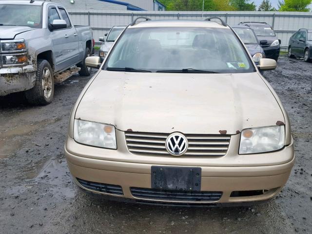 WVWSL61J24W053117 - 2004 VOLKSWAGEN JETTA GLS GOLD photo 9