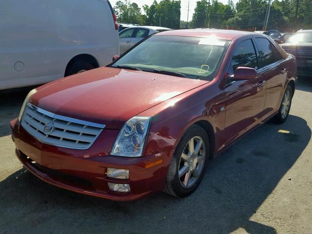 1G6DW677650154390 - 2005 CADILLAC STS RED photo 2