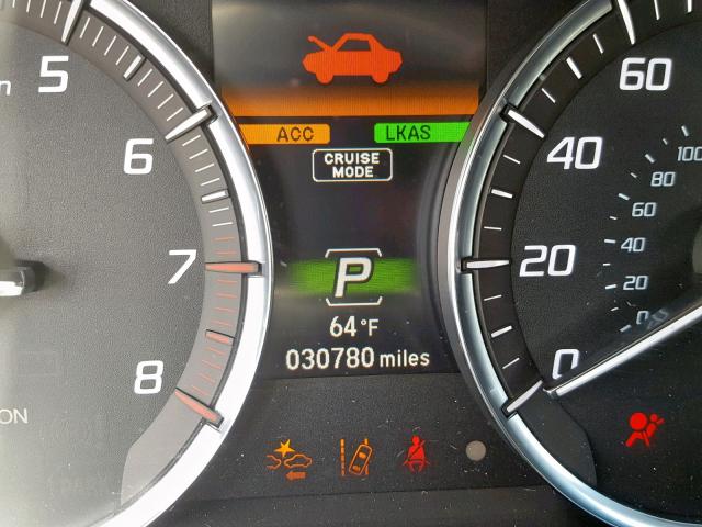 19UUB2F57JA012928 - 2018 ACURA TLX TECH WHITE photo 8