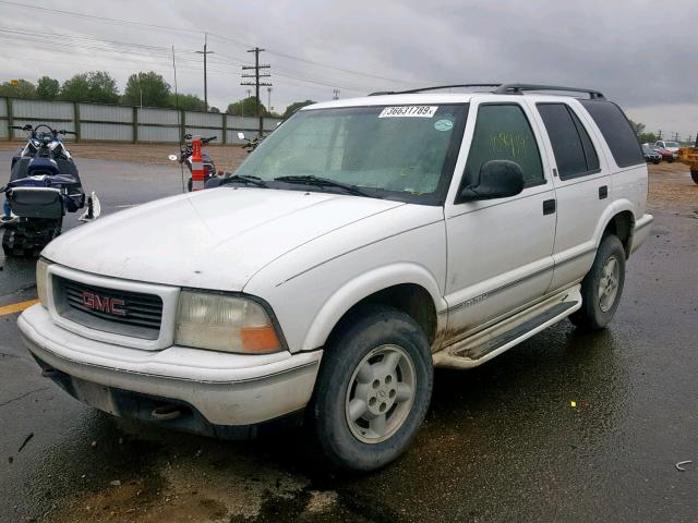 1GKDT13W4W2541486 - 1998 GMC ENVOY BLACK photo 2