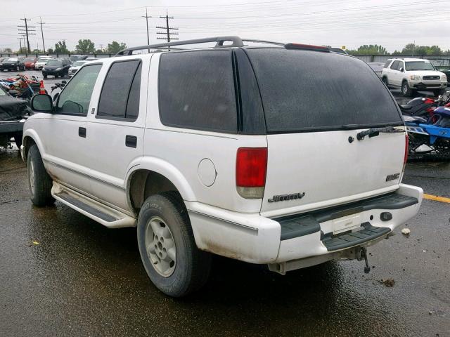 1GKDT13W4W2541486 - 1998 GMC ENVOY BLACK photo 3