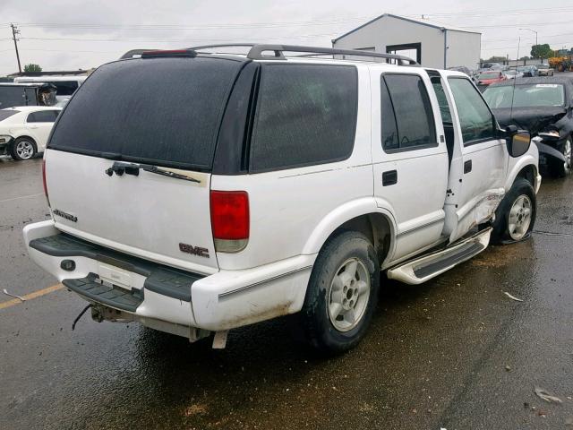 1GKDT13W4W2541486 - 1998 GMC ENVOY BLACK photo 4