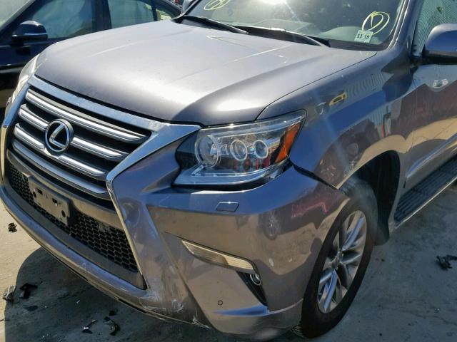 JTJJM7FX4F5092583 - 2015 LEXUS GX PREMIUM GRAY photo 9