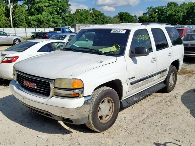 1GKEC13Z33J132170 - 2003 GMC YUKON WHITE photo 2