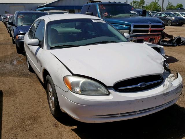 1FAFP55212G263756 - 2002 FORD TAURUS SES WHITE photo 1