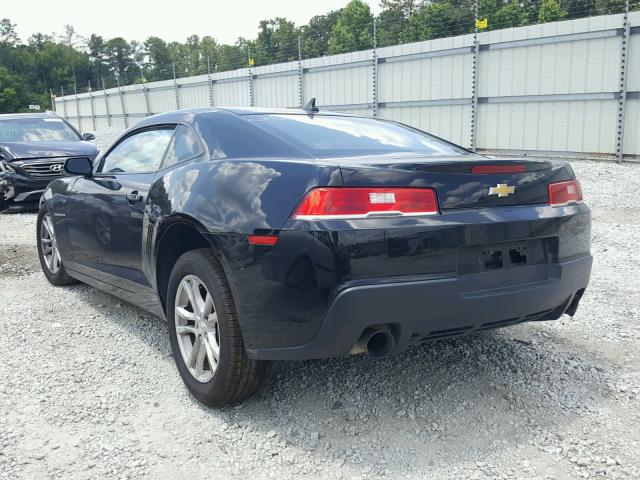 2G1FB1E31F9282041 - 2015 CHEVROLET CAMARO LS BLACK photo 3