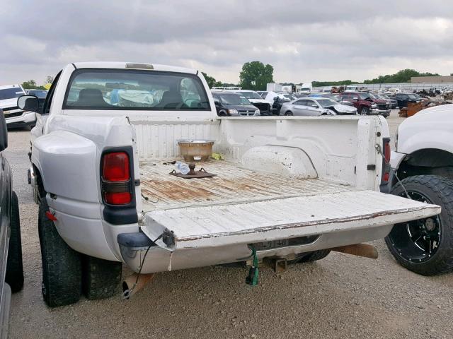 3B7MC36W3XM571785 - 1999 DODGE RAM 3500 WHITE photo 3