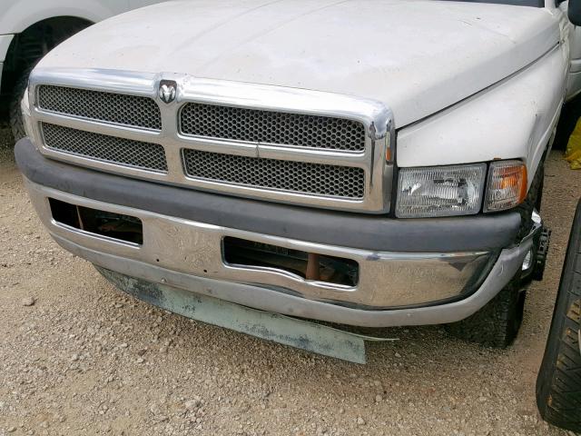 3B7MC36W3XM571785 - 1999 DODGE RAM 3500 WHITE photo 9