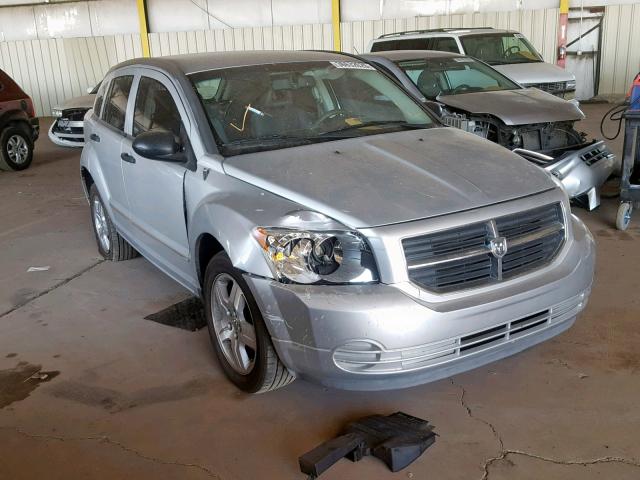 1B3JB48BX7D504216 - 2007 DODGE CALIBER SX SILVER photo 1