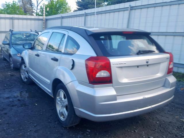 1B3HB48B08D641357 - 2008 DODGE CALIBER SX SILVER photo 3