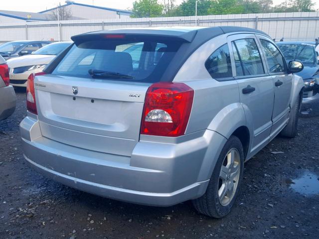 1B3HB48B08D641357 - 2008 DODGE CALIBER SX SILVER photo 4