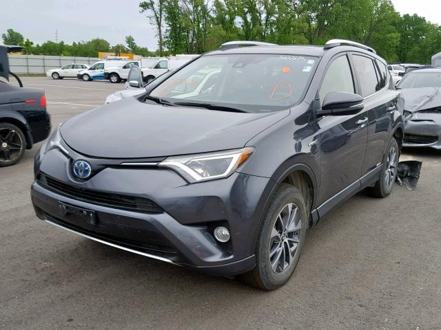 JTMRJREV7GD012470 - 2016 TOYOTA RAV4 HV XL GRAY photo 2