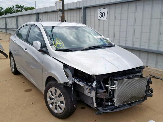 KMHCT4AE7GU073435 - 2016 HYUNDAI ACCENT SE SILVER photo 1