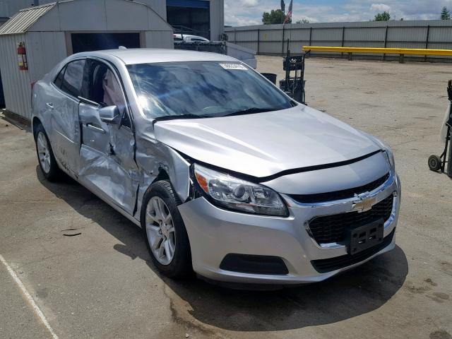 1G11C5SL0FU150765 - 2015 CHEVROLET MALIBU 1LT SILVER photo 1