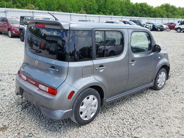 JN8AZ28R59T100801 - 2009 NISSAN CUBE BASE GRAY photo 4