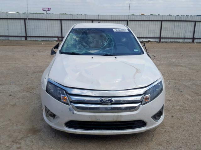 3FAHP0JGXBR226159 - 2011 FORD FUSION SEL WHITE photo 9