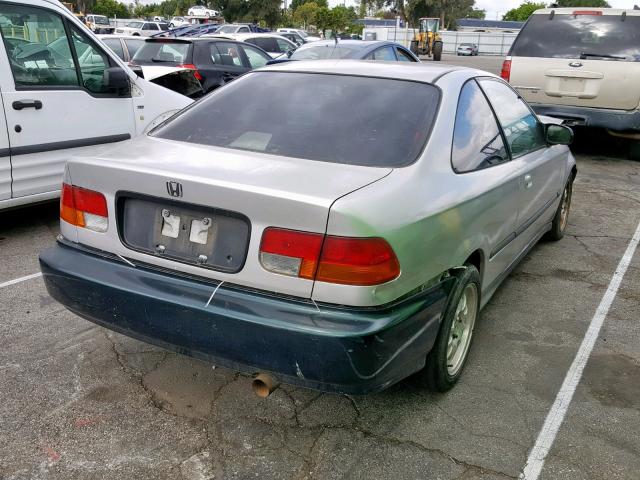 1HGEJ6225WL097368 - 1998 HONDA CIVIC DX SILVER photo 4