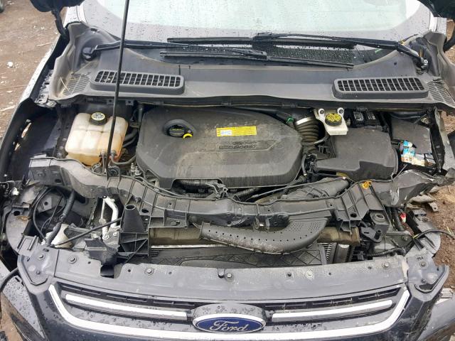 1FMCU0JX0EUA03263 - 2014 FORD ESCAPE TIT BLACK photo 7