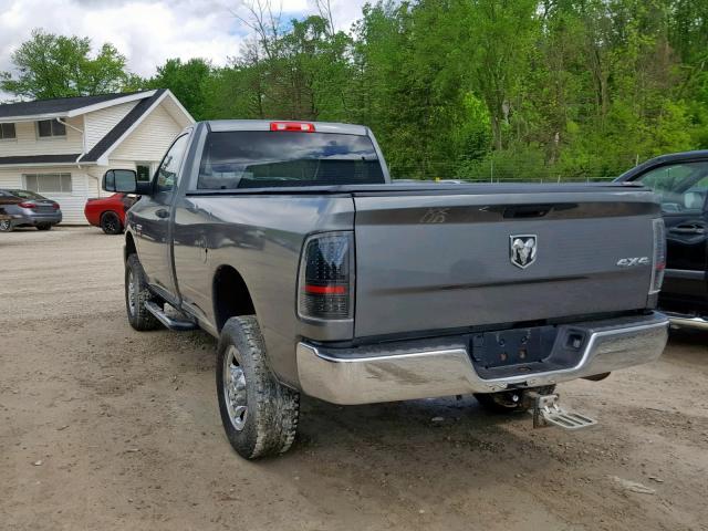 3C6LD5AT3CG135682 - 2012 DODGE RAM 2500 S ნაცრისფერი ფოტო 3