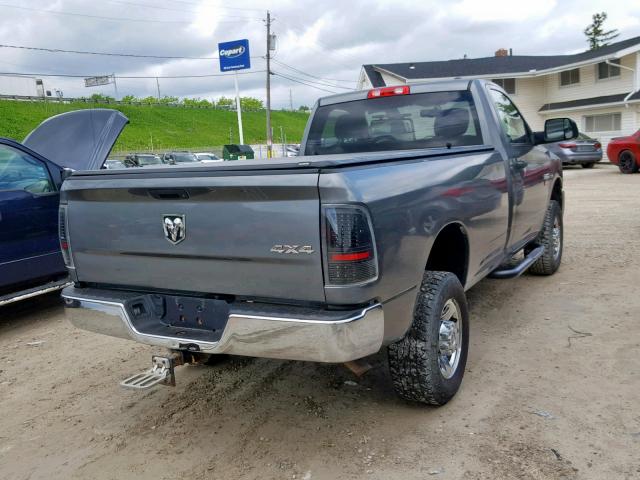 3C6LD5AT3CG135682 - 2012 DODGE RAM 2500 S ნაცრისფერი ფოტო 4