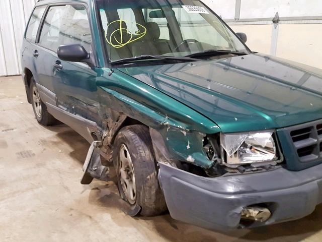 JF1SF6350YH716580 - 2000 SUBARU FORESTER L GREEN photo 9