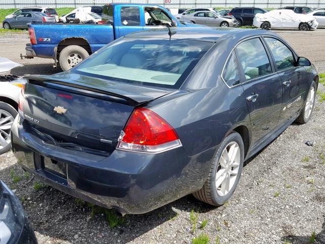 2G1WC5E30E1160028 - 2014 CHEVROLET IMPALA LIM GRAY photo 4