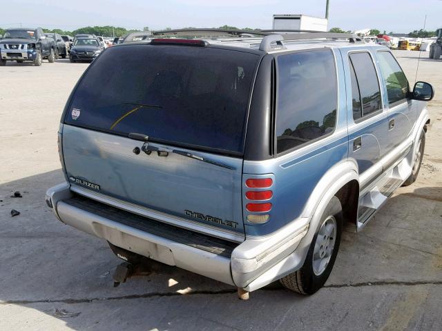 1GNDT13W5T2186651 - 1996 CHEVROLET BLAZER TWO TONE photo 4