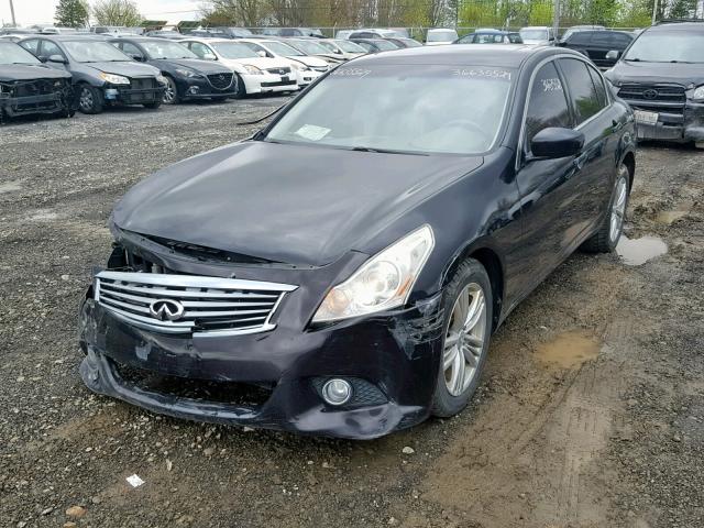 JN1DV6AR8BM653354 - 2011 INFINITI G25 BLACK photo 2