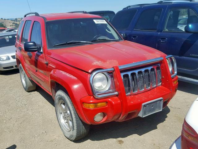 1J4GK58K42W205701 - 2002 JEEP LIBERTY LI RED photo 1