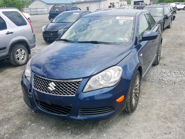 JS2RF9A36C6101117 - 2012 SUZUKI KIZASHI SE BLUE photo 2