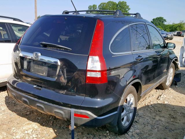 JHLRE38748C030482 - 2008 HONDA CR-V EXL BLACK photo 4