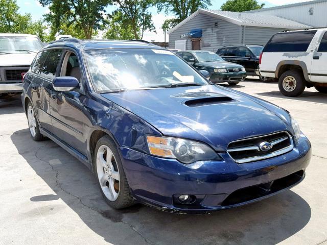 4S3BP676754321972 - 2005 SUBARU LEGACY GT BLUE photo 1