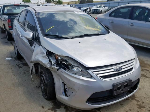 3FADP4AJ5DM109445 - 2013 FORD FIESTA S SILVER photo 1