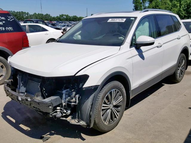 3VV3B7AX0JM028280 - 2018 VOLKSWAGEN TIGUAN SE WHITE photo 2