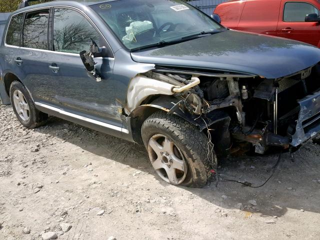 WVGBC67L94D028487 - 2004 VOLKSWAGEN TOUAREG 3. GRAY photo 9