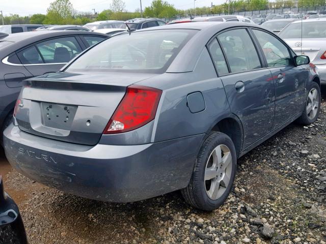 1G8AK55FX7Z159603 - 2007 SATURN ION LEVEL GRAY photo 4