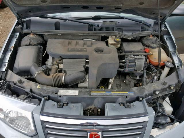 1G8AK55FX7Z159603 - 2007 SATURN ION LEVEL GRAY photo 7