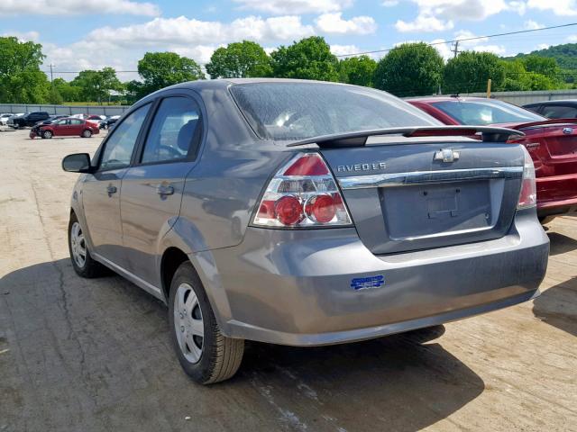KL1TD56687B056946 - 2007 CHEVROLET AVEO BASE Boz foto 3