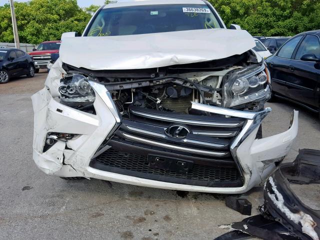 JTJBM7FX4E5075494 - 2014 LEXUS GX WHITE photo 9